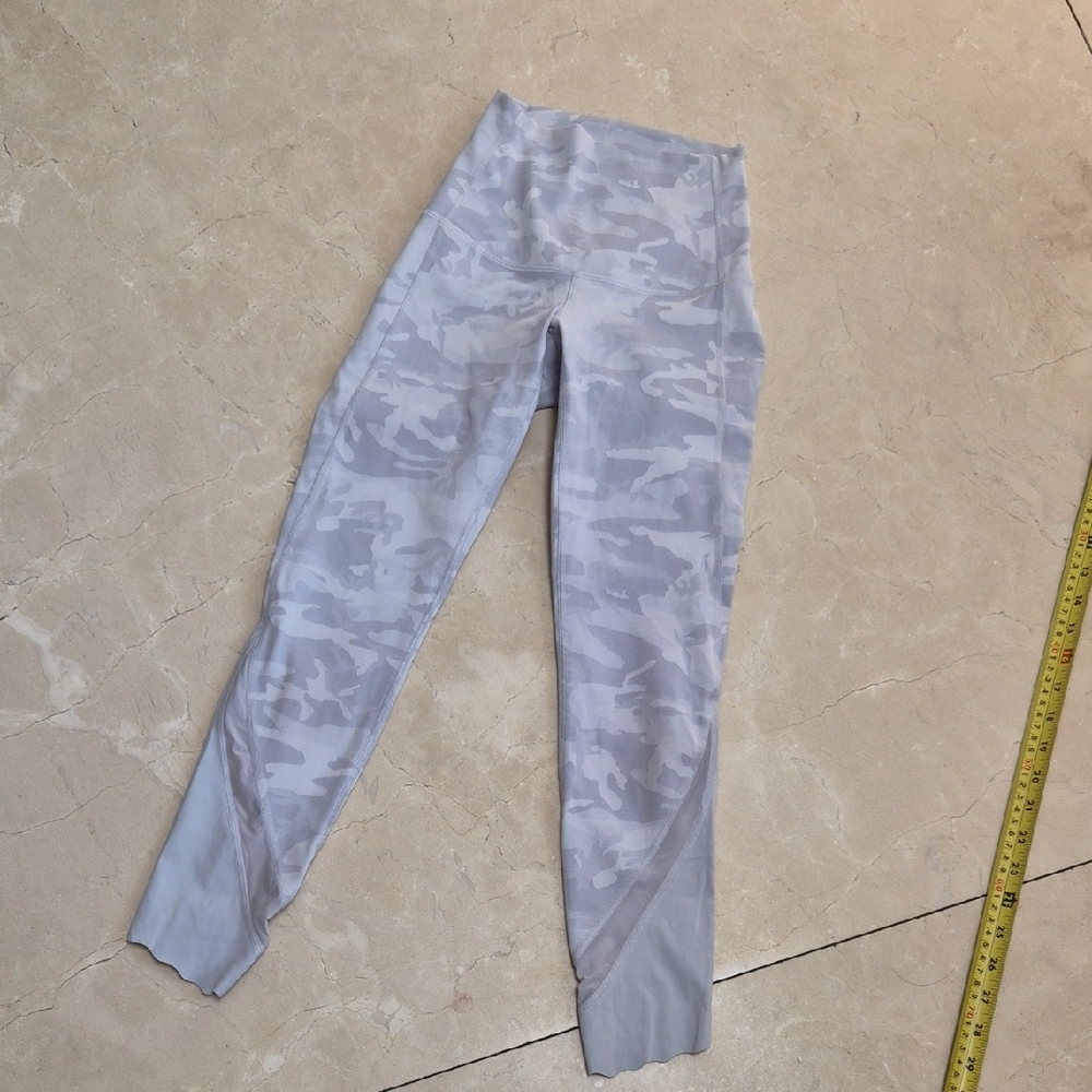 lululemon athletica Kids Light Gray Camo Leggings